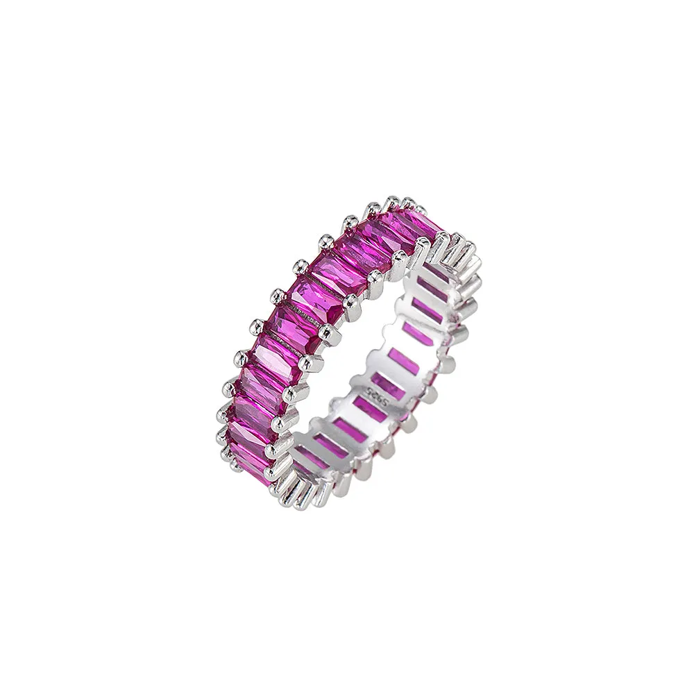 Ruby Set Band Ring