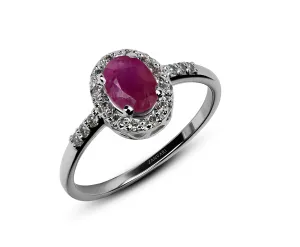 RUBY STONE OF NATURE RING