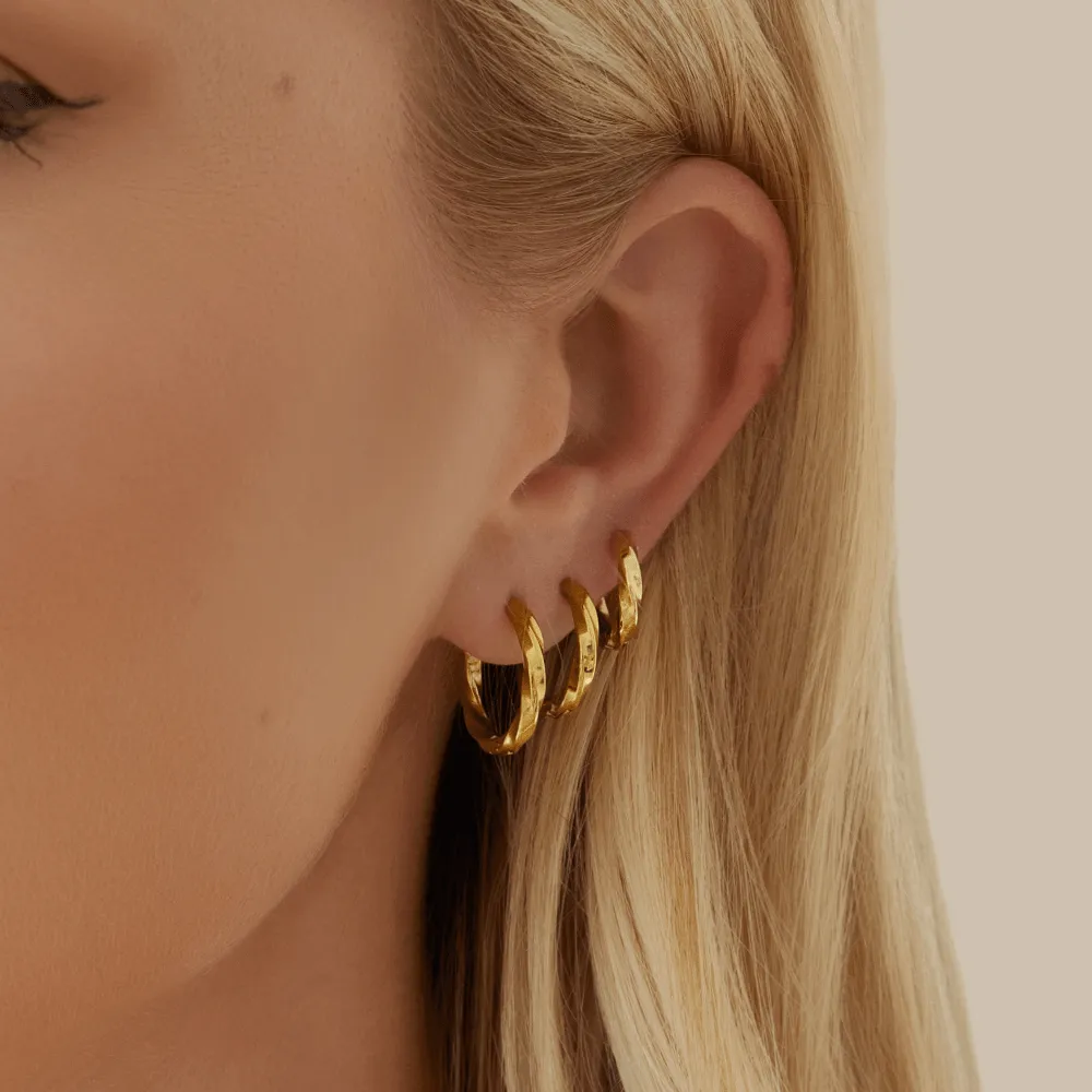 Sage Hoop Earrings