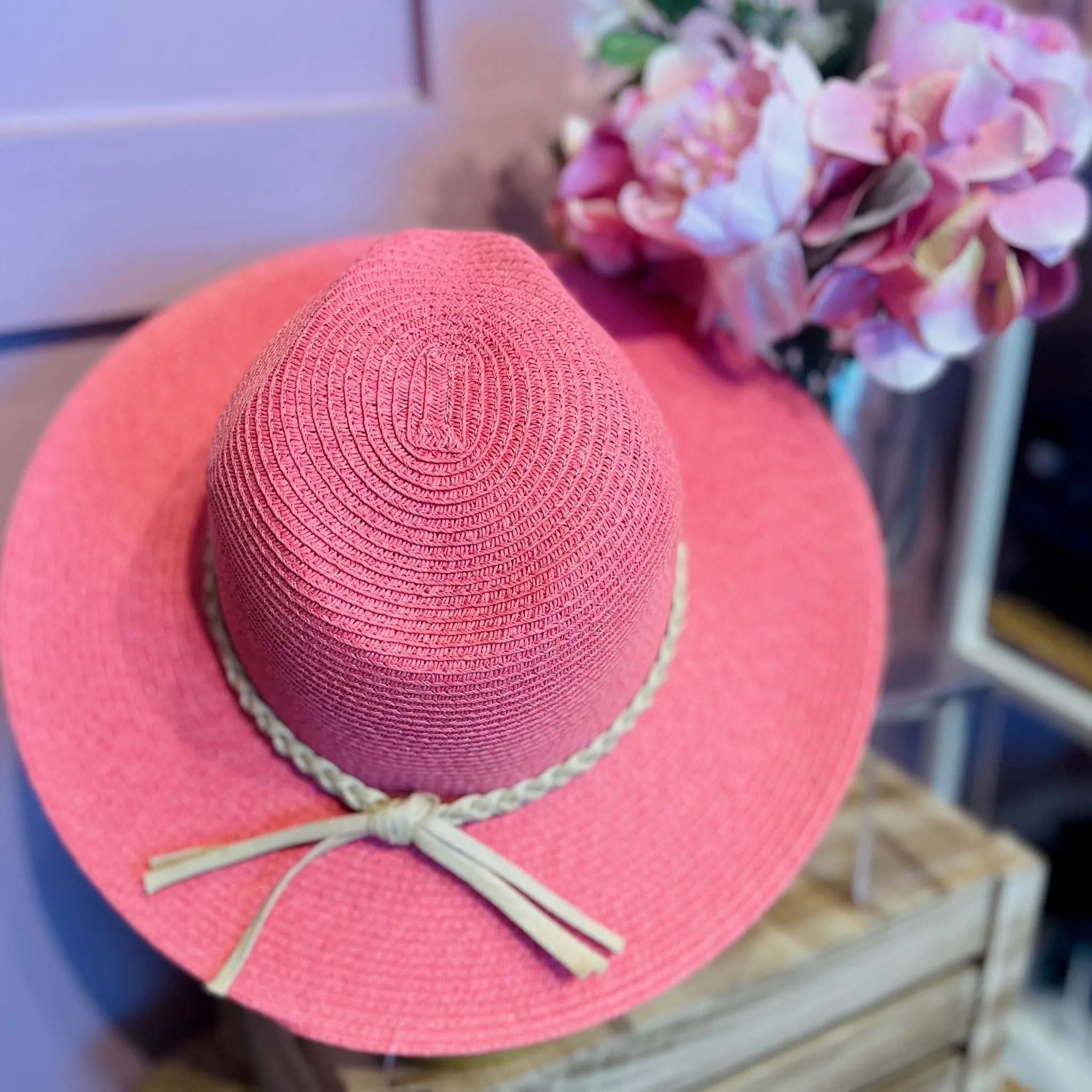 Sail Away Braided Cord Detail Panama Hat