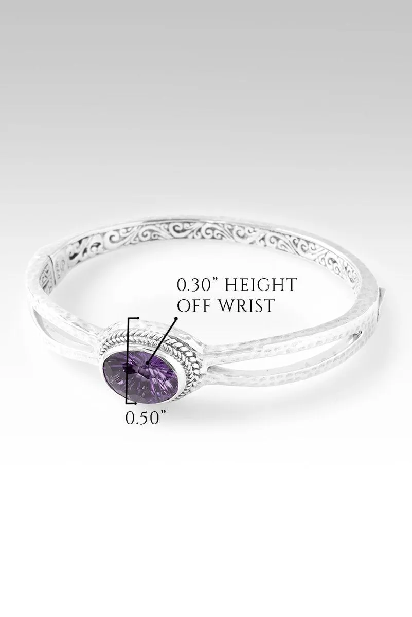 Seek Wisdom Bangle? in Amethyst