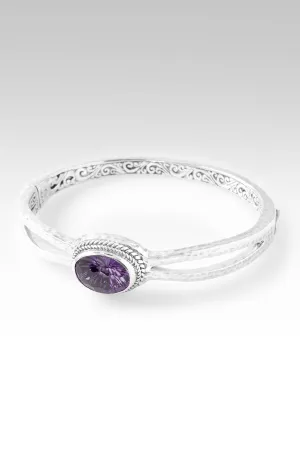 Seek Wisdom Bangle? in Amethyst