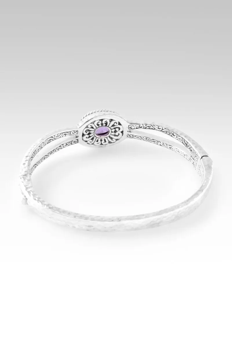 Seek Wisdom Bangle? in Amethyst