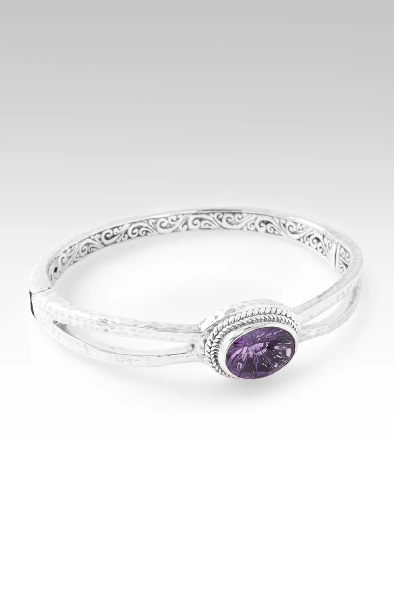 Seek Wisdom Bangle? in Amethyst