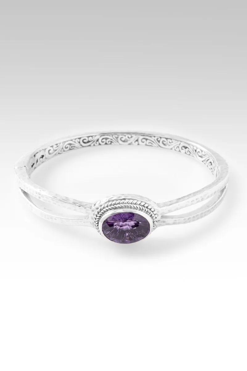 Seek Wisdom Bangle? in Amethyst