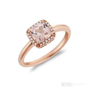 Semi Precious Stone & Diamond Ring