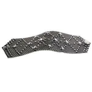 SG Liquid Metal B10Z ?C BLK Black Chrome Finish Bracelet by Sergio Gutierrez