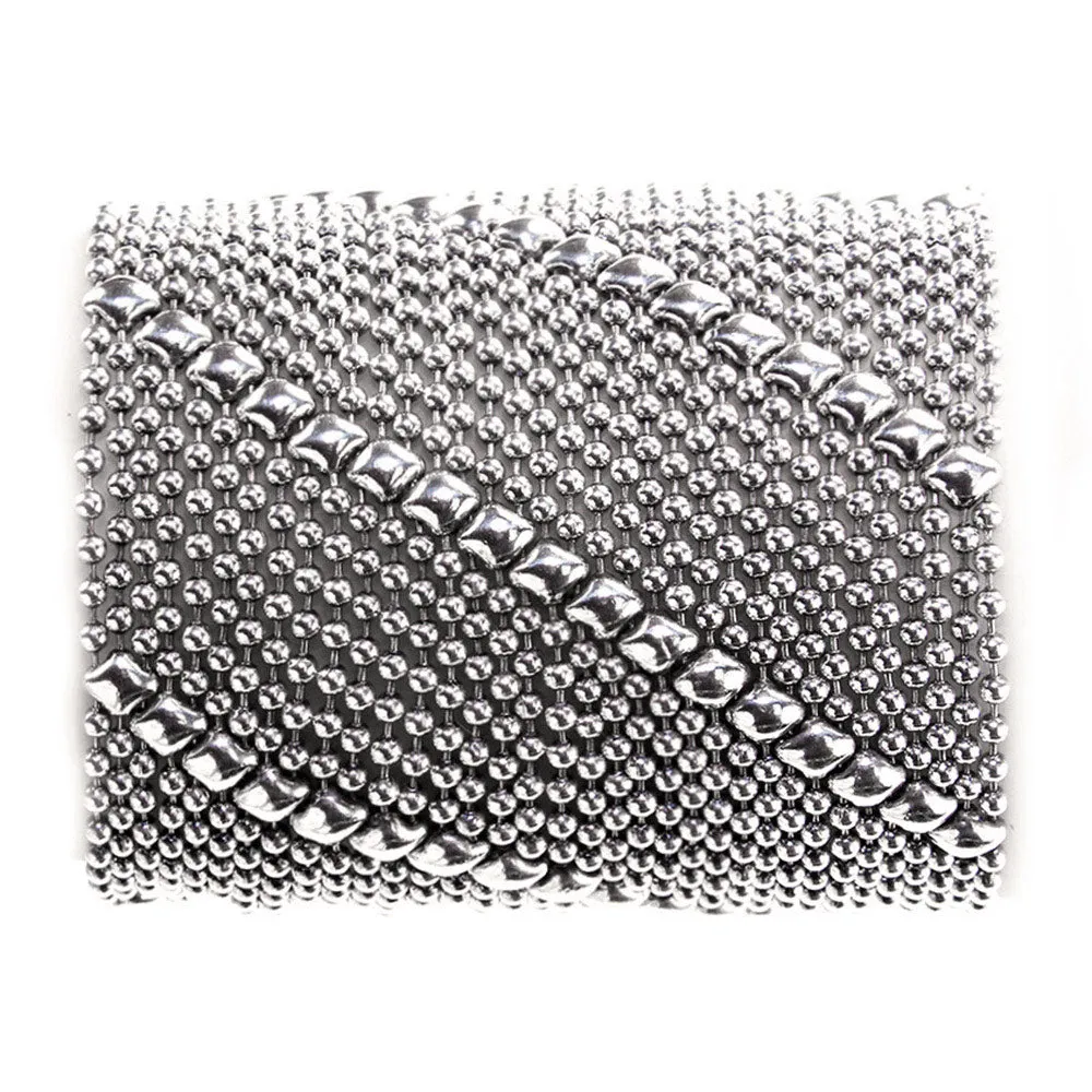 SG Liquid Metal B27-AS Antique Silver Bracelet by Sergio Gutierrez