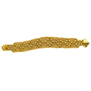 SG Liquid Metal B4?CAG Antique Gold Finish Bracelet by Sergio Gutierrez