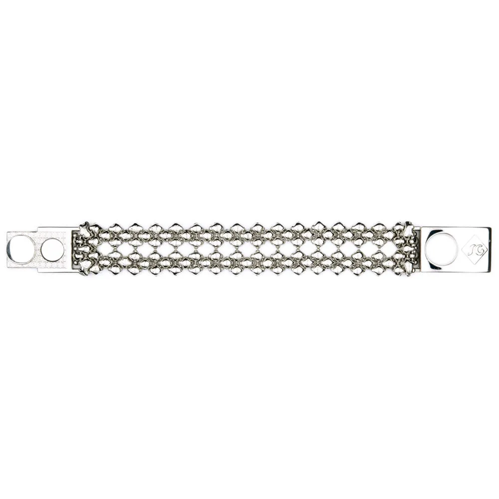 SG Liquid Metal B81-N Chrome Finish BBracelet by Sergio Gutierrez
