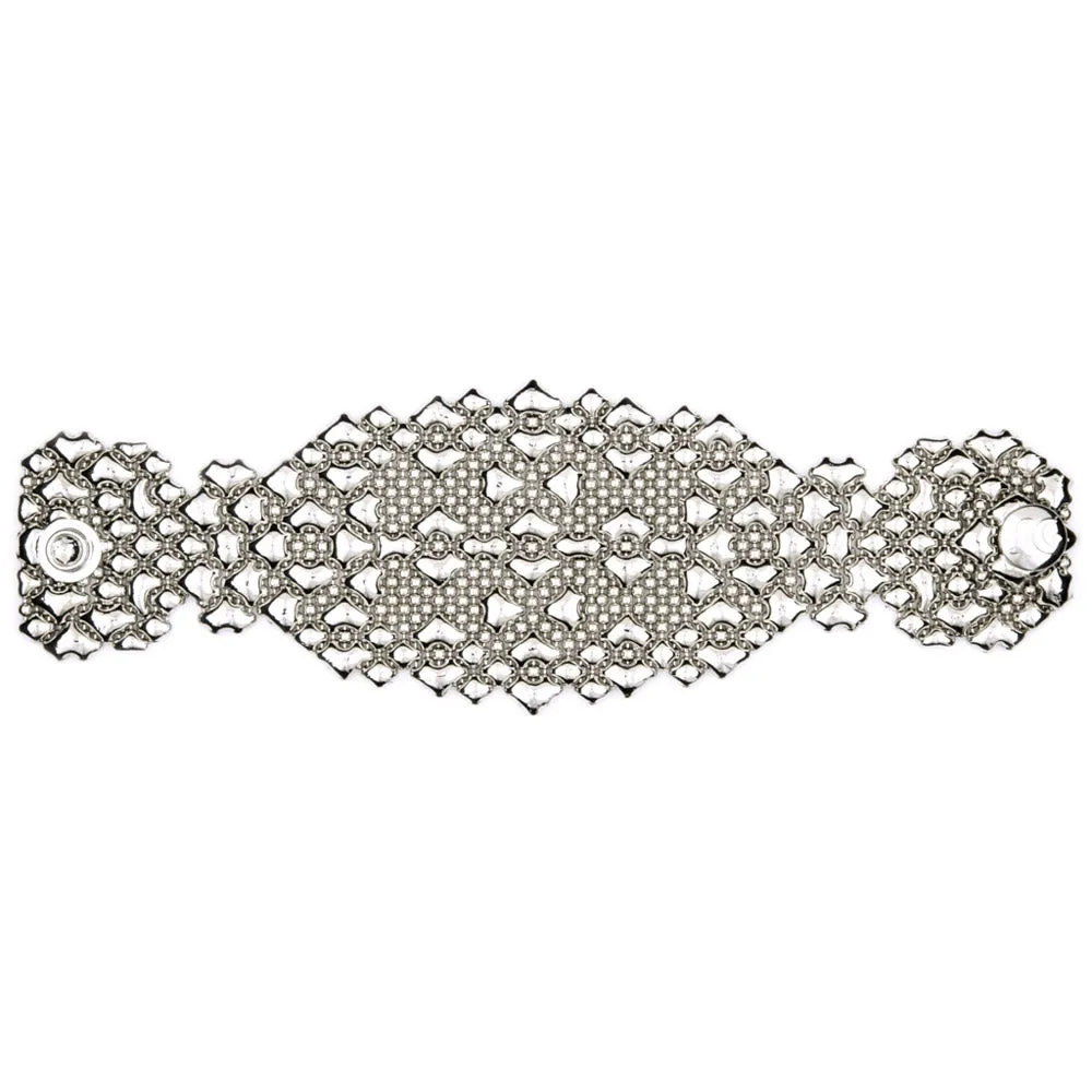 SG Liquid Metal B87-AS Antique Silver Bracelet by Sergio Gutierrez
