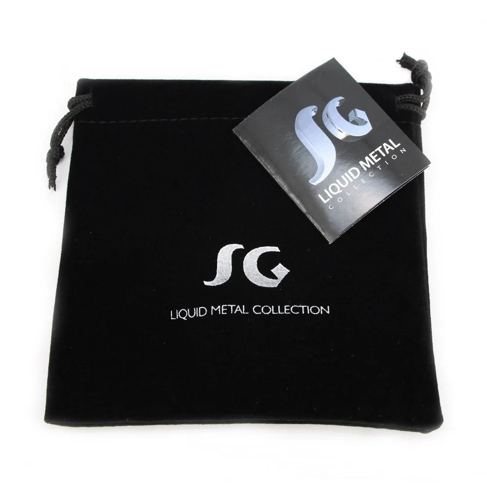 SG Liquid Metal BX2-N (Chrome Finish) Bracelet by Sergio Gutierrez