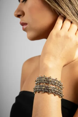SG Liquid Metal BX2-N (Chrome Finish) Bracelet by Sergio Gutierrez