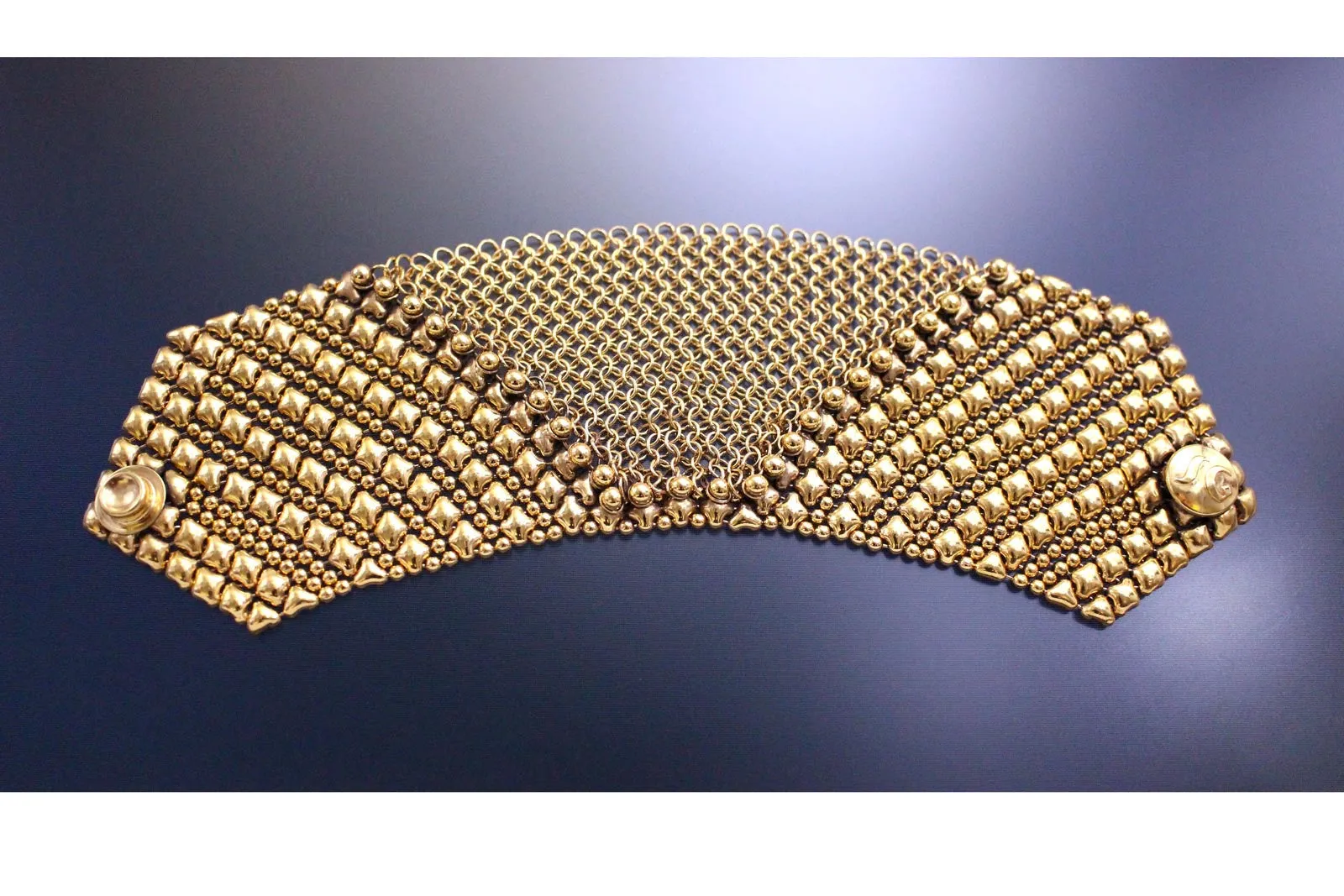 SG Liquid Metal Chainmail CMB6-AG (Antique Gold Bracelet) by Sergio Gutierrez