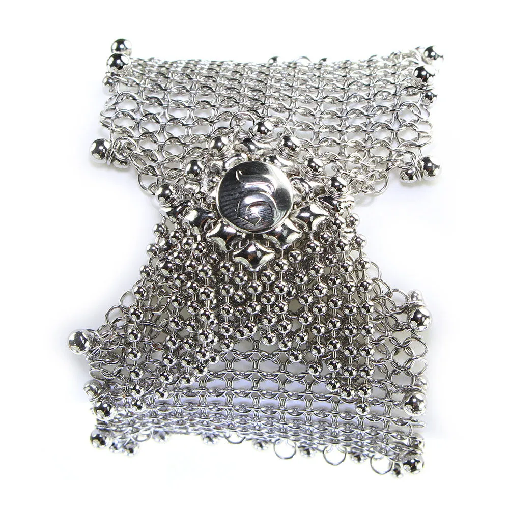 SG Liquid Metal CMB9-N Chrome Finish Bracelet by Sergio Gutierrez