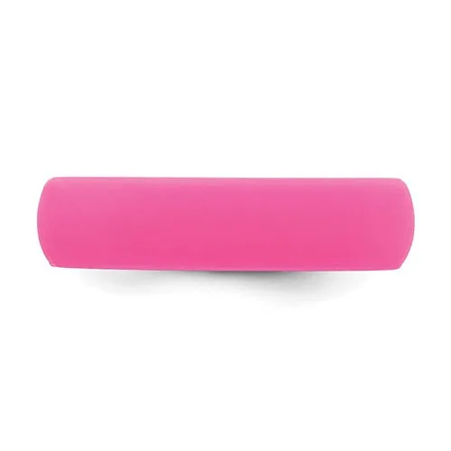 Silicone Pink 5.7mm Domed Band
