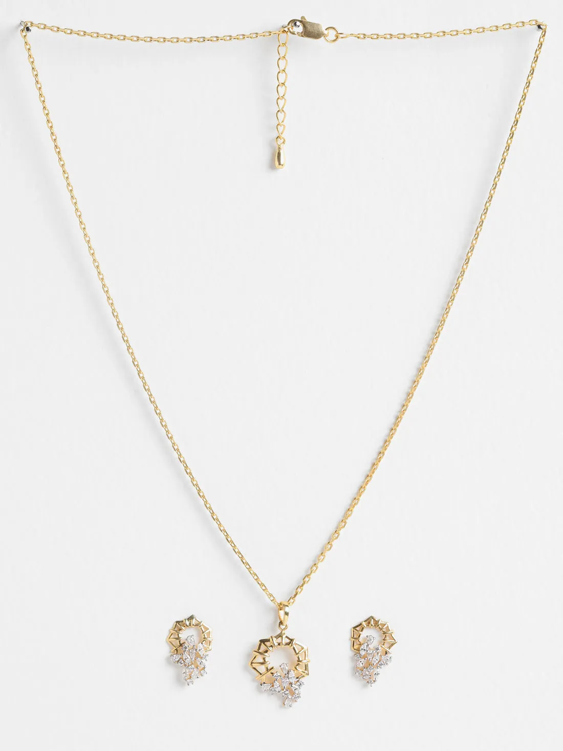 Silver Alba Jewellery Set