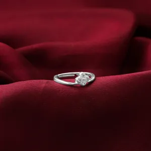 Silver Floral Muse Ring