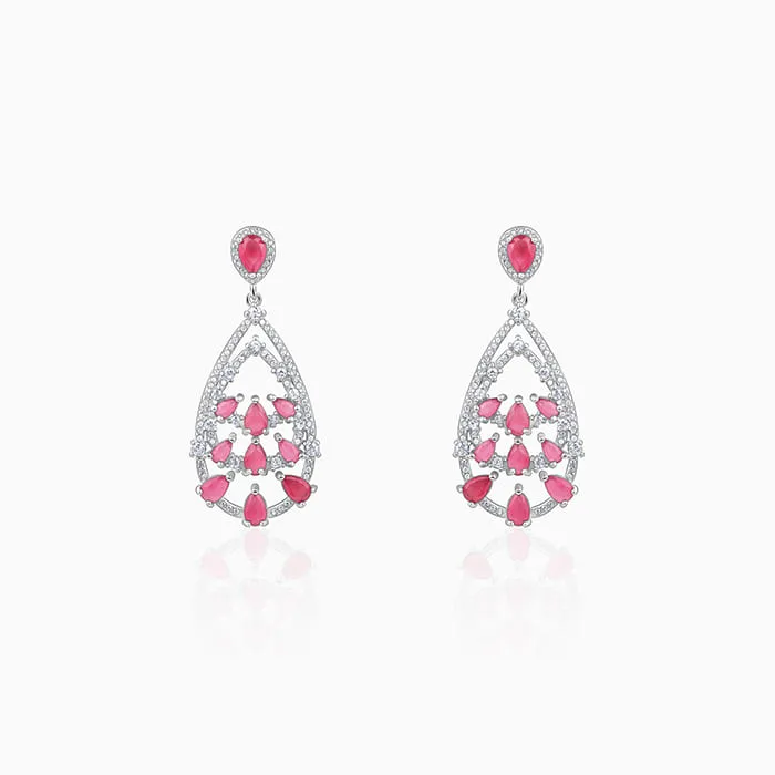 Silver Graceful Drop Earrings