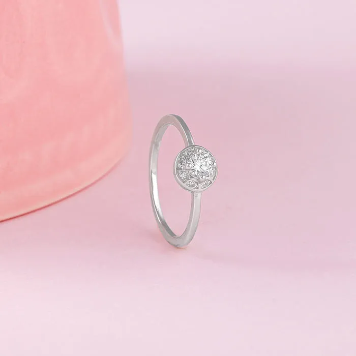 Silver Lovely Moments Ring