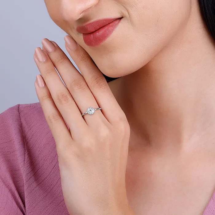 Silver Lovely Moments Ring