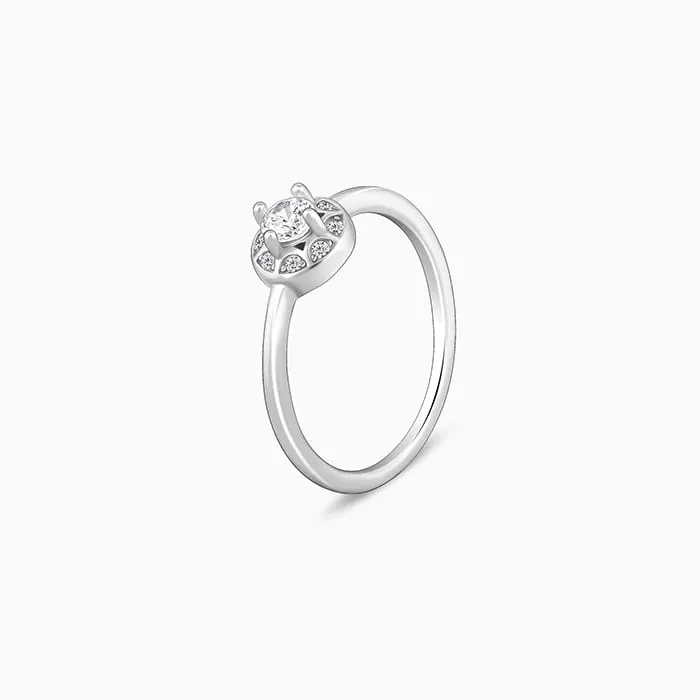 Silver Lovely Moments Ring