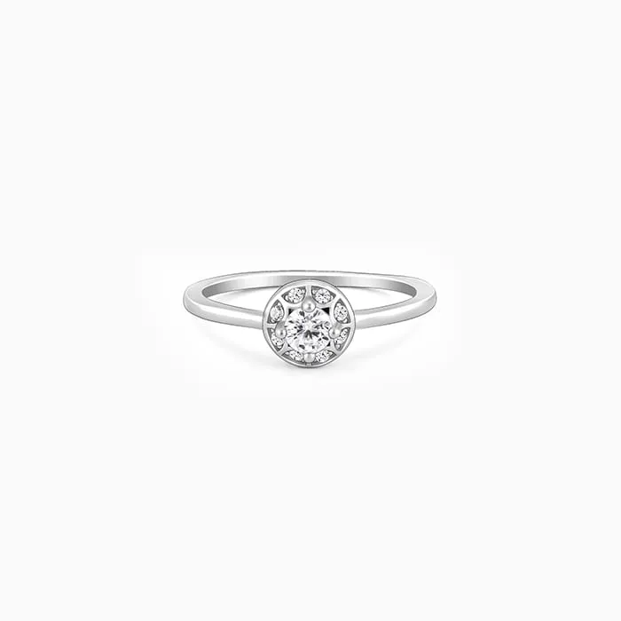 Silver Lovely Moments Ring