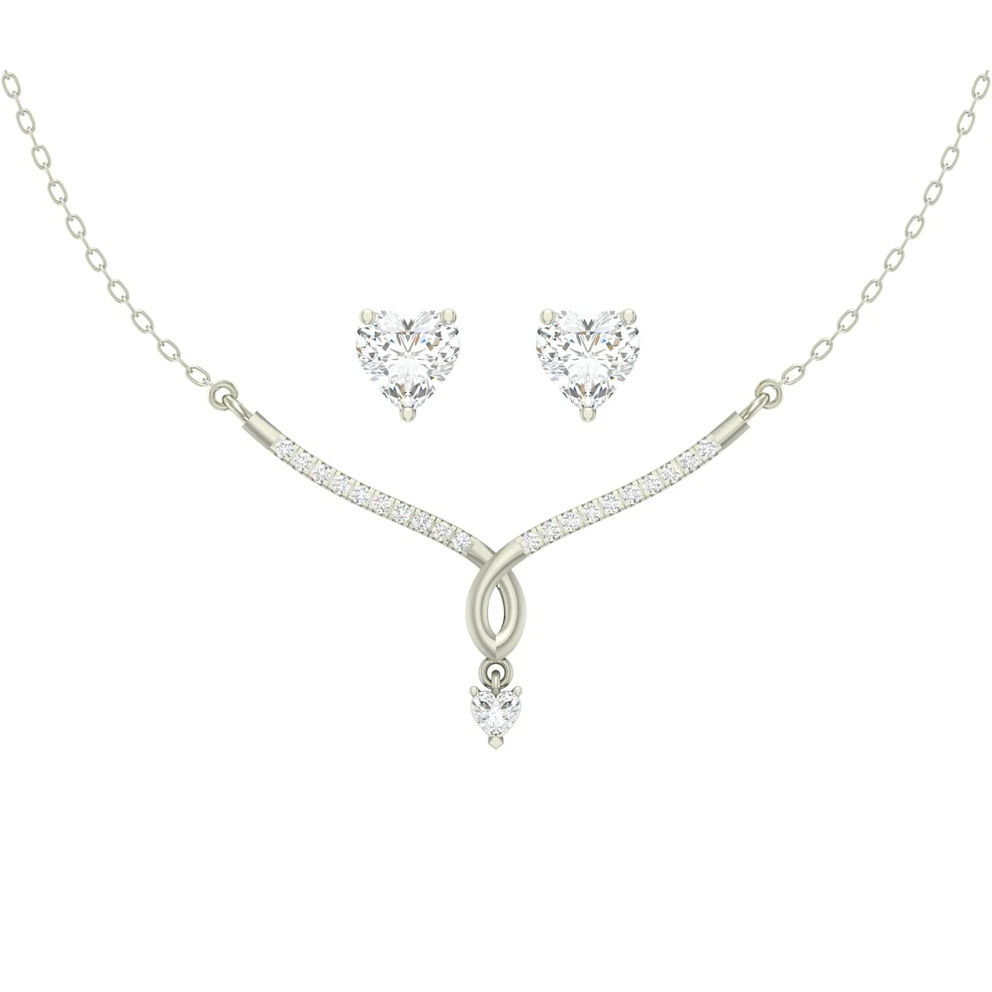 Silver Mila Jewellery Set