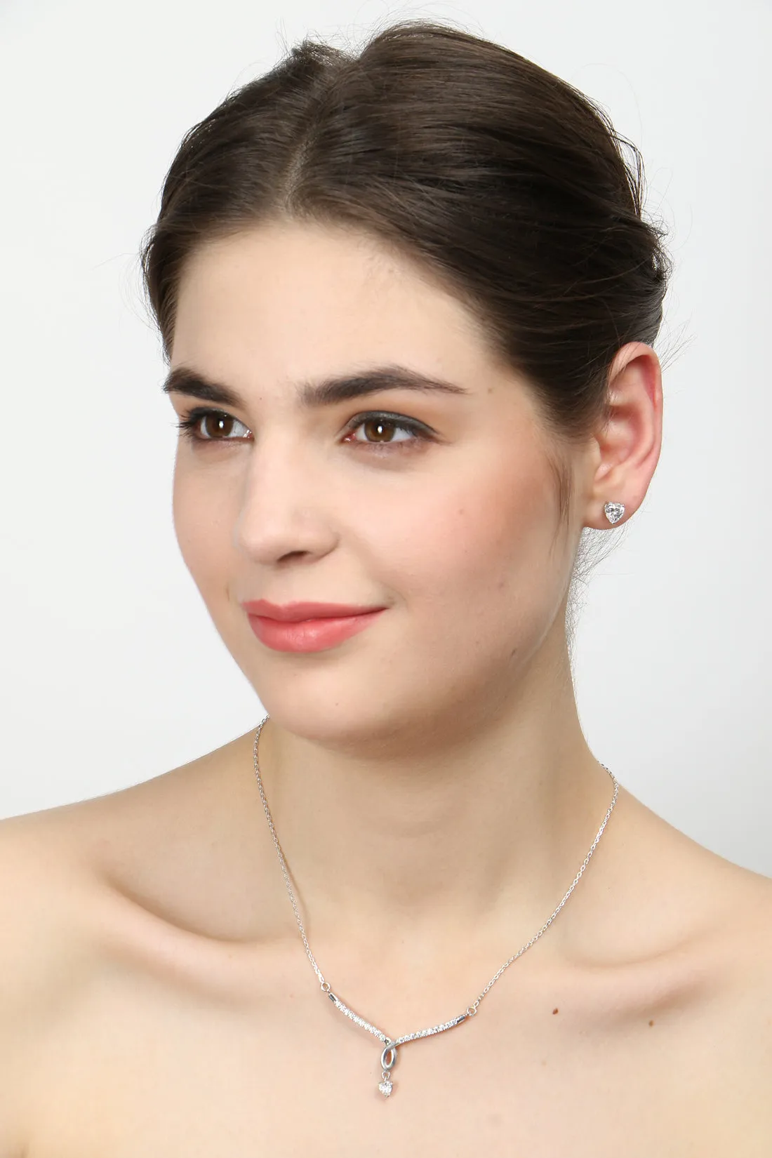 Silver Mila Jewellery Set