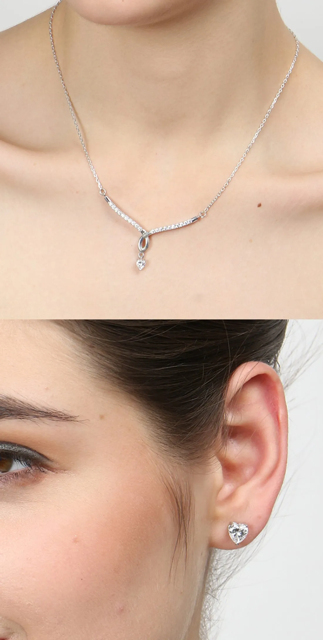 Silver Mila Jewellery Set