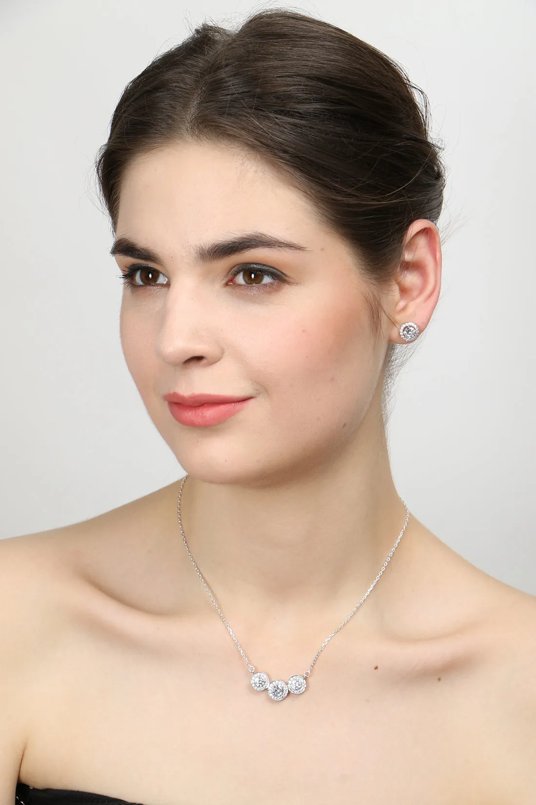 Silver Poppy Jewellery Set