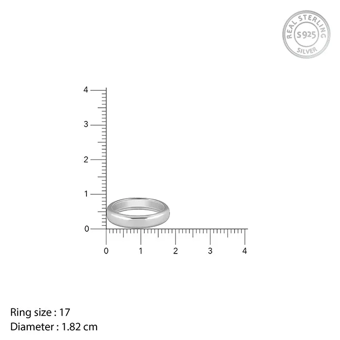 Silver Resilient Ring For Him