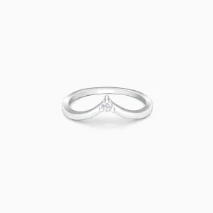 Silver Simple Vanki Ring