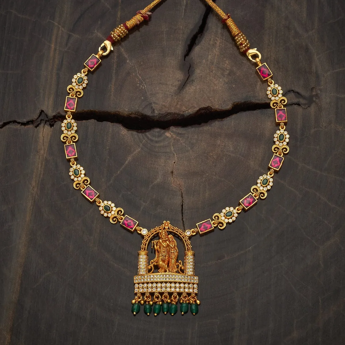 Silver Temple Necklace 183327