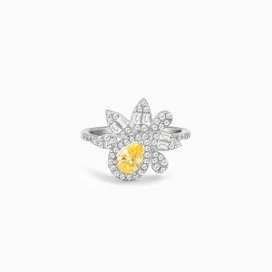 Silver The Fleur Ring