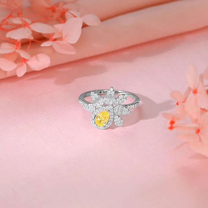 Silver The Fleur Ring