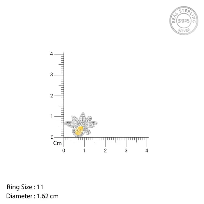 Silver The Fleur Ring
