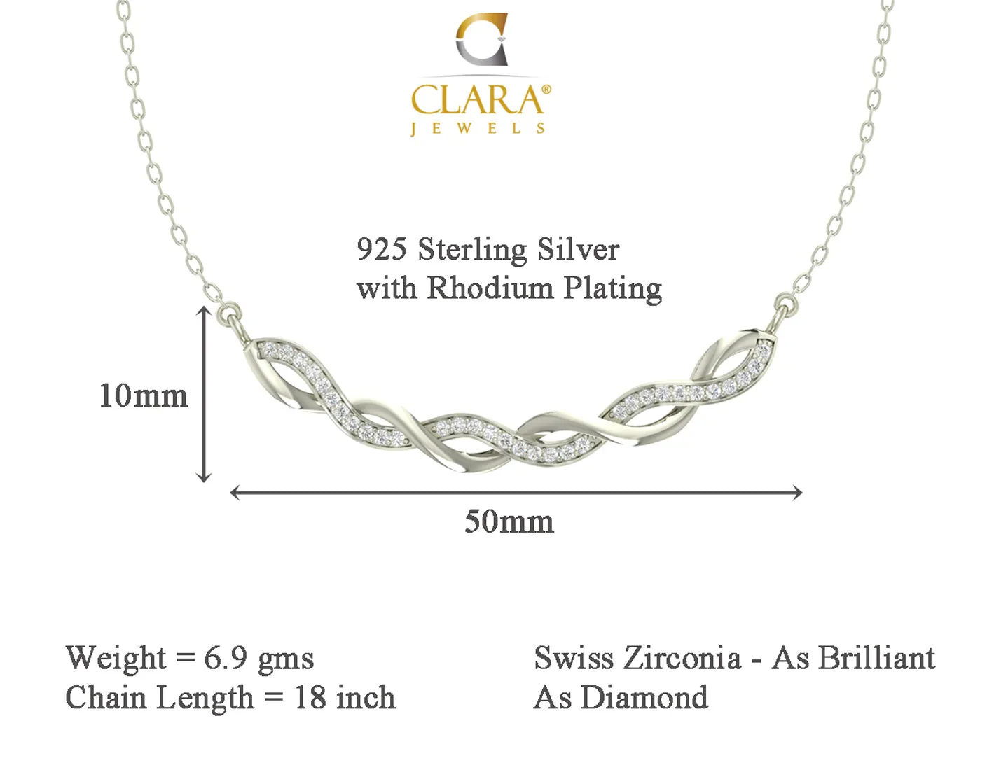 Silver Twist Jewellery Set