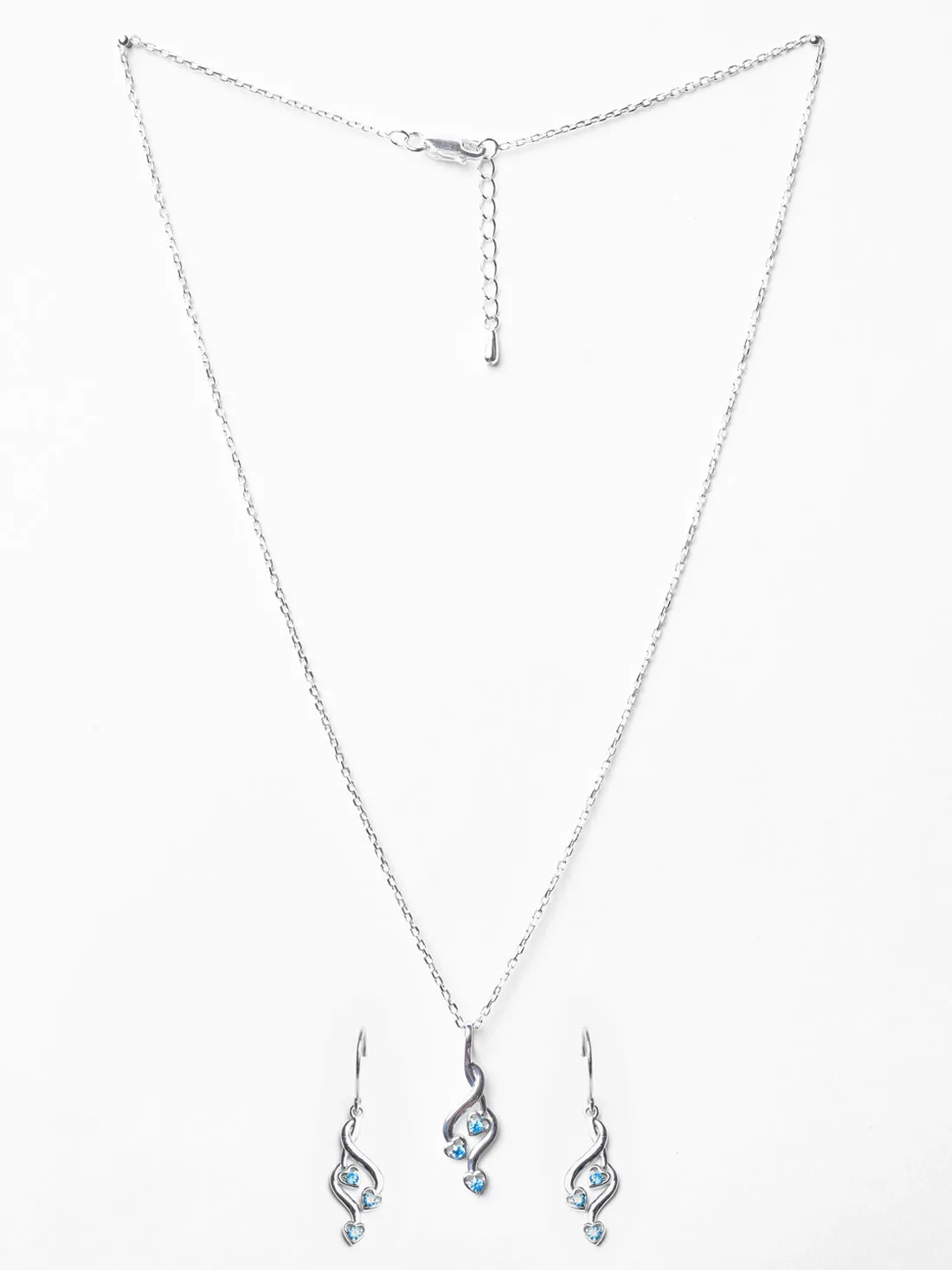 Silver Valentina Jewellery Set