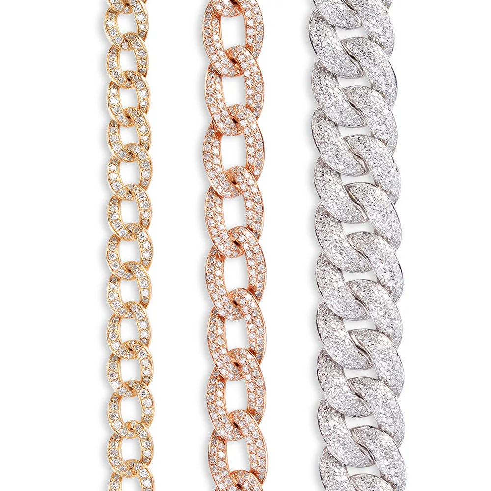 SMALL DIAMOND CUBAN BRACELET