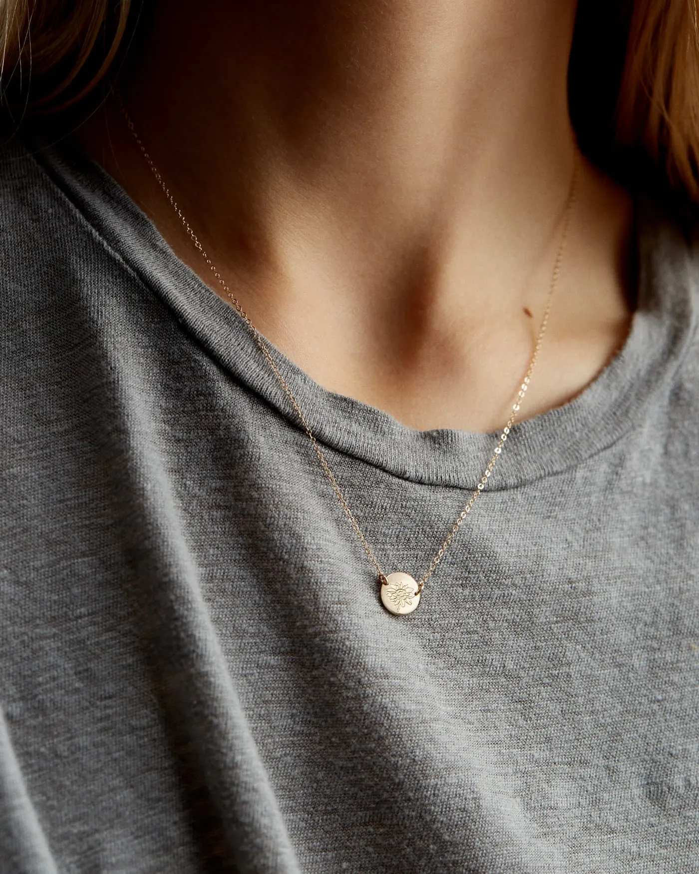 Small Flora Link Necklace