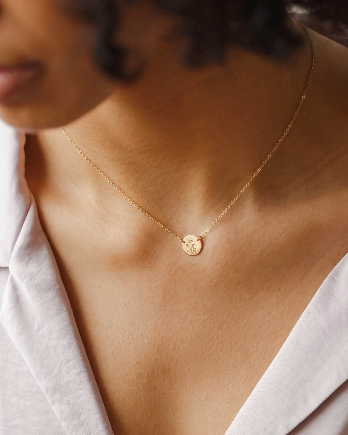 Small Flora Link Necklace