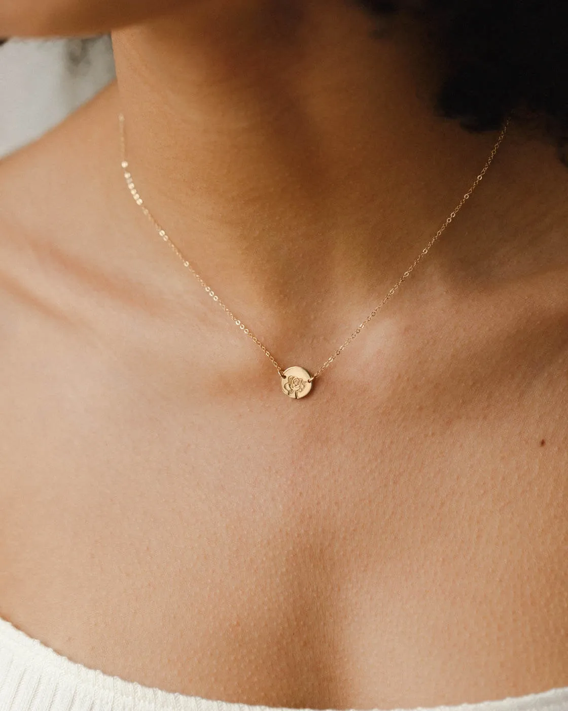 Small Flora Link Necklace