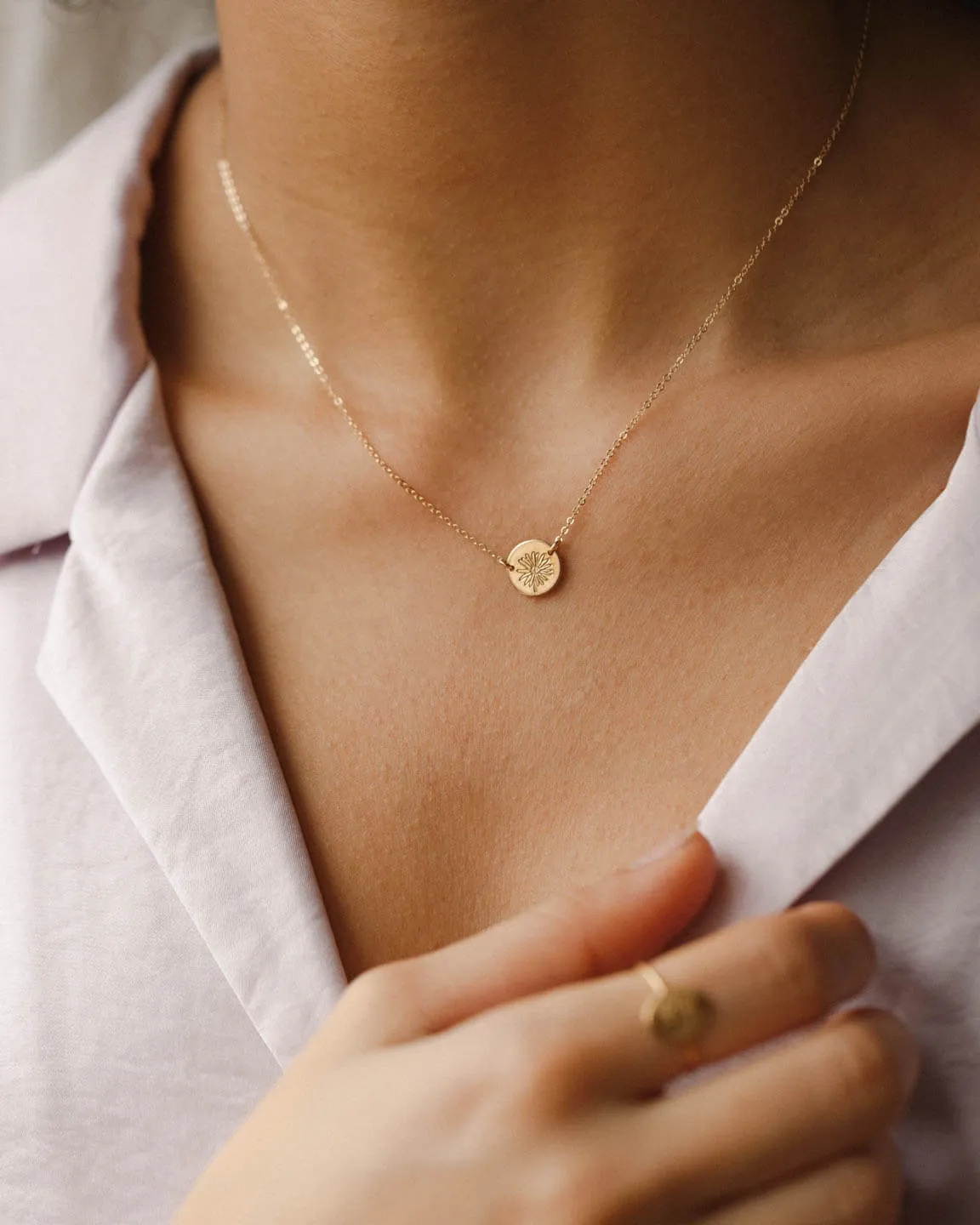 Small Flora Link Necklace