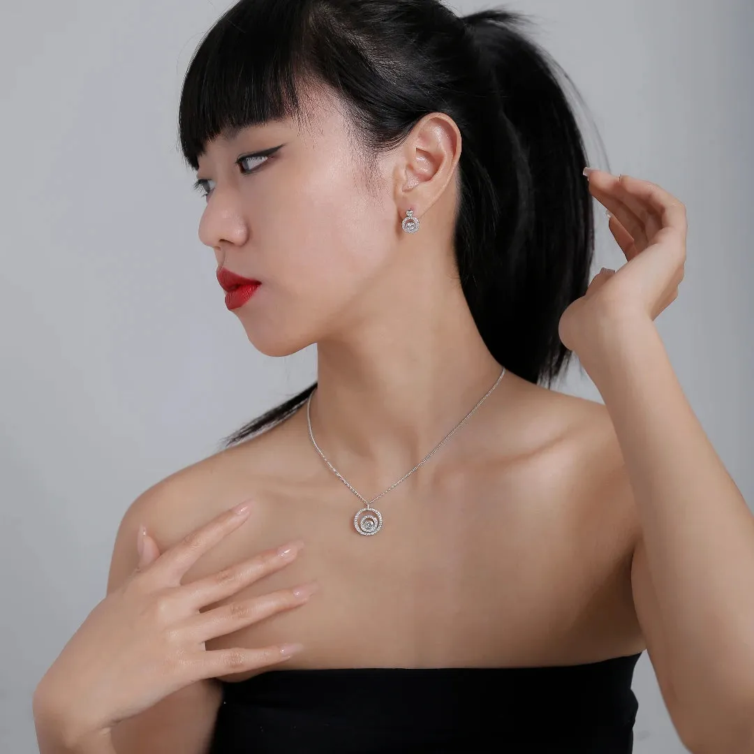 Star Track Necklace Orbit Collection by Parastoo Behzad