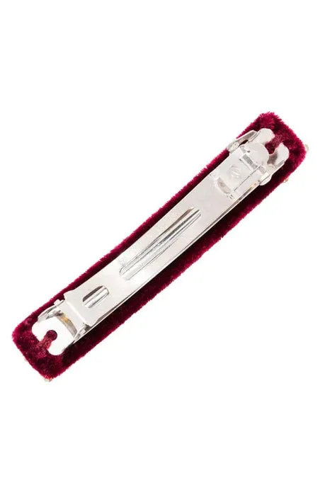 Starlight Barette - Burgundy/Gold