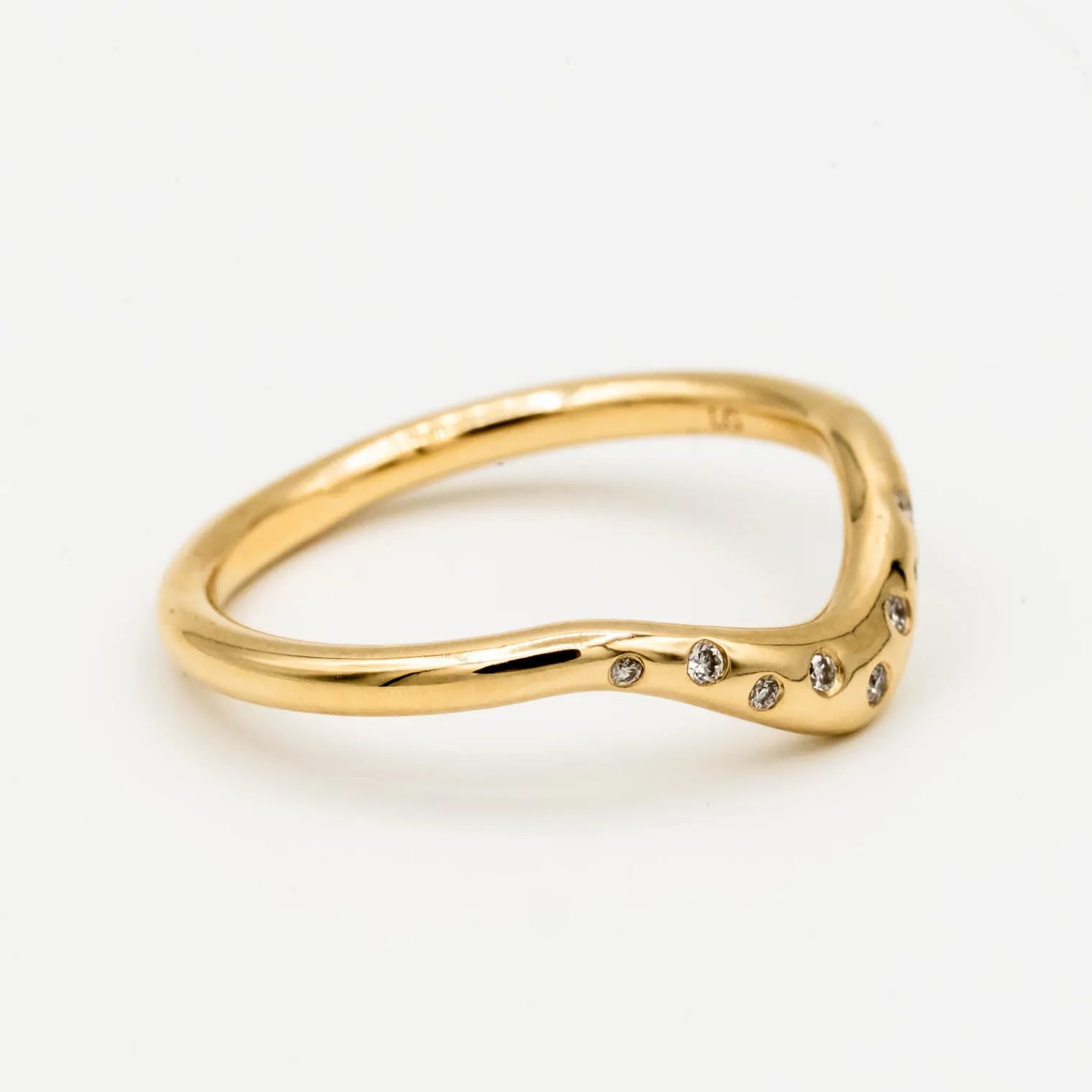 Starlight Diamond Contour Band