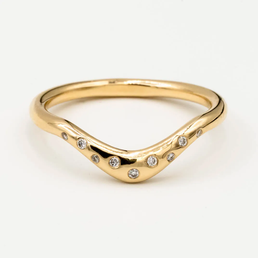 Starlight Diamond Contour Band