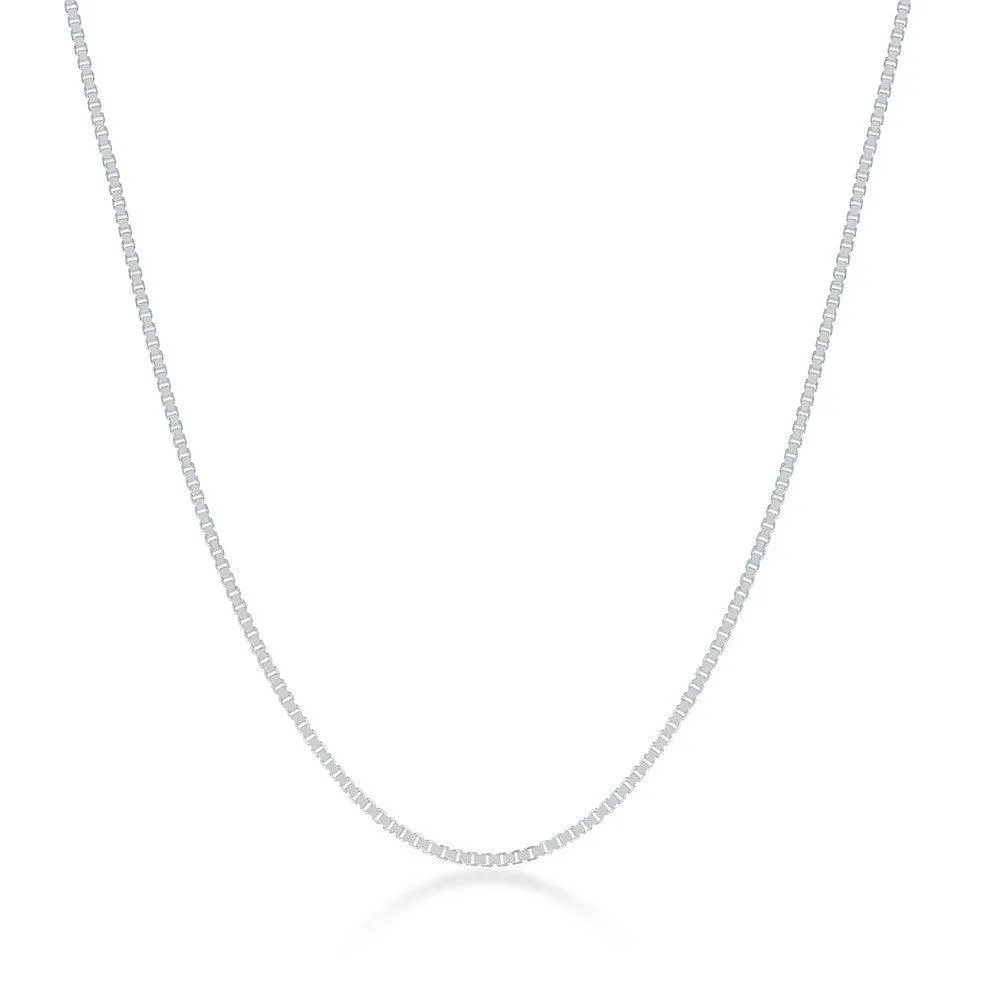 Sterling Silver 1.2mm Box Chain, 30"