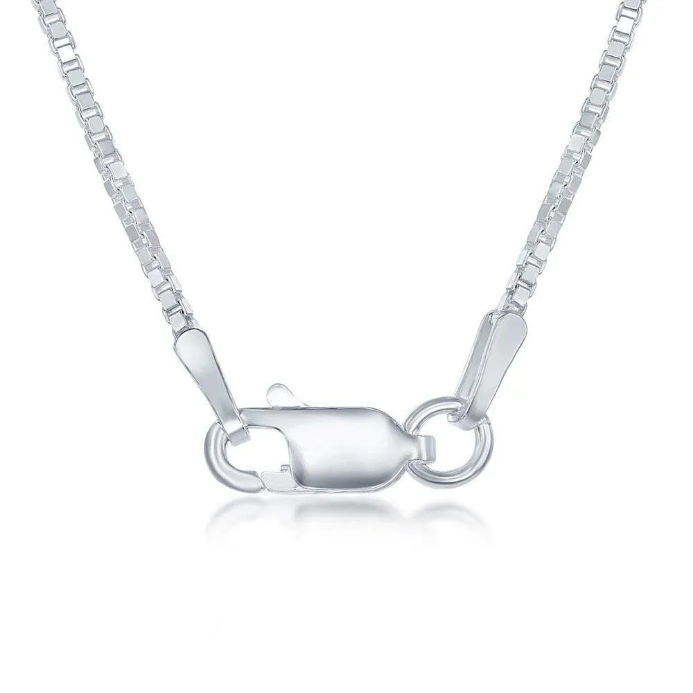 Sterling Silver 1.2mm Box Chain, 30"